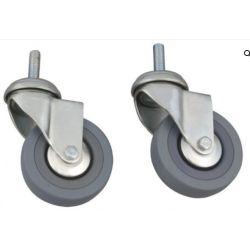 MORETTI RUBBER WHEELS WITHOUT BRAKES (PAIR) FOR WALKERS RP753/54/55/56