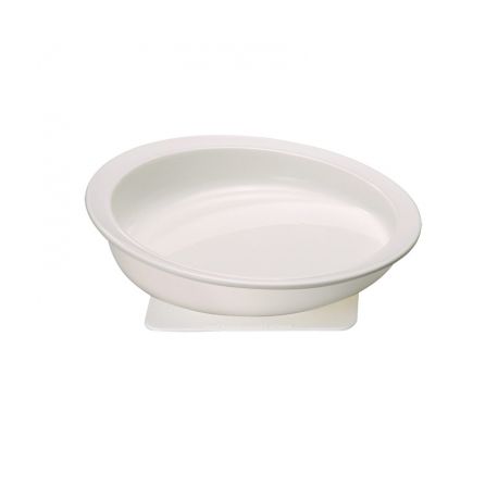 INTERMED PLATE WITH SLOPING BOTTOM AND SUCTION CUP BASE