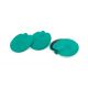WEELKO SLIMMING PAD TWO-UNIT SET OF OVAL-SHAPED ELECTRODES OF 92 MM