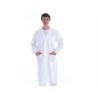GIMA WHITE COAT WITH STUD - COTTON/POLYESTER - UNISEX - DIFFERENT SIZES