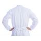 GIMA WHITE COAT WITH STUD - COTTON/POLYESTER - UNISEX - DIFFERENT SIZES