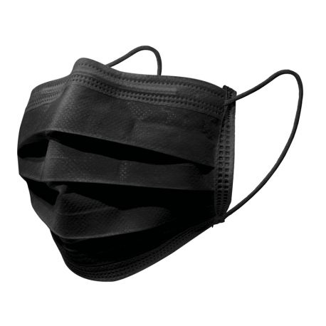 GIMA GISAFE MÁSCARA FILTRANTE DE CIRUJANO 98% 3 CAPAS TIPO IIR COM PRESILLAS - ADULTO - NEGRO - CAJA