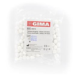 GIMA GASA BOLA REDONDA DIAM. 50 MM - ALGODÓN - (1.000 UDS)