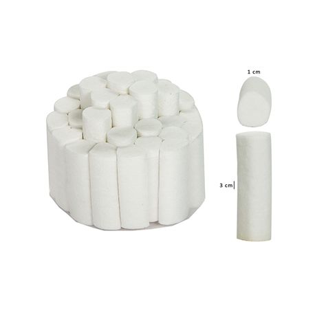 GIMA DENTAL ALGODON ROLLES - 1 x 3,8CM - 460G (1000 UDS)