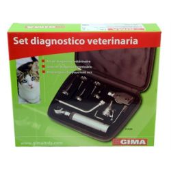 GIMA ESPAÇO DE DIAGNÓSTICO VETERINARIO COM OTOSCOPIO OPERATIVA E OFTALMOSCOPIO