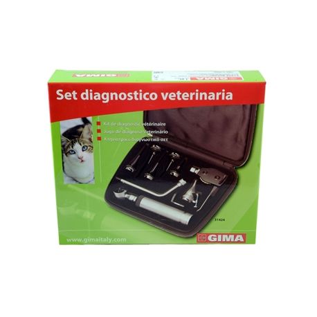 GIMA ESPAÇO DE DIAGNÓSTICO VETERINARIO COM OTOSCOPIO OPERATIVA E OFTALMOSCOPIO