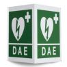 MORETTI WALL SIGN FOR DEFIBRILLATOR - DOUBLE SIDED