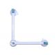 GIMA SAFETY DOUBLE GRAB BAR - 929 MM