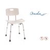 MORETTI SHOWER SEAT WITH BACKREST