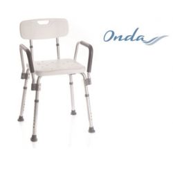 MORETTI SHOWER SEAT WITH BACKREST AND ARMRESTS