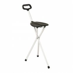 INTERMED FOLDING STOOL CANE IN ALUMINIUM