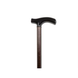 GIMA BASTÓN SINTÉTICO "T" - NEGRO - CARGA 120KG