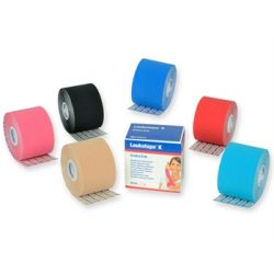 BNS LEUKOTAPE K - TAPE NEUROMOCULAR PARA TAPING - 5MTX5CM - COR VARIOUS (1 ROLLO)