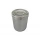 GIMA CAJA PARA APÓSITOS - INOX - 0,5 L - Ø 102 x 65 MM