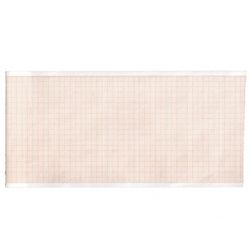 ECG THERMAL PAPER 110X20 MM X M ROLL - ORANGE GRID (10 ROLLS)