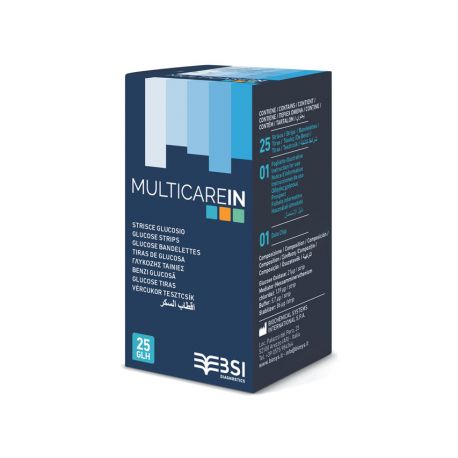 BSI MULTICARE EM GLUCOSA - 25 UDS + 1 CHIP