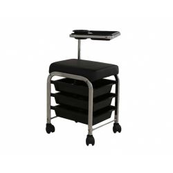 WEELKO - MANICURE STOOL MIT 3 LAGERSCHUBLADEN (BREVIS)