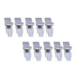 MORETTI ADAPTADORS FOR CLIP OR SELLO ELECTRODS - 4 MM UNIVERSAL - (PAQUETE 10 UNITS)