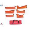 MORETTI KIT 6 FÉRULS HINCHABLE DE VINIL RECEIVE OF NYLON + TRANSPORT BOLSA