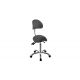WEELKO SADDLE-SHAPED STOOL WITH BACKREST-NOBLE