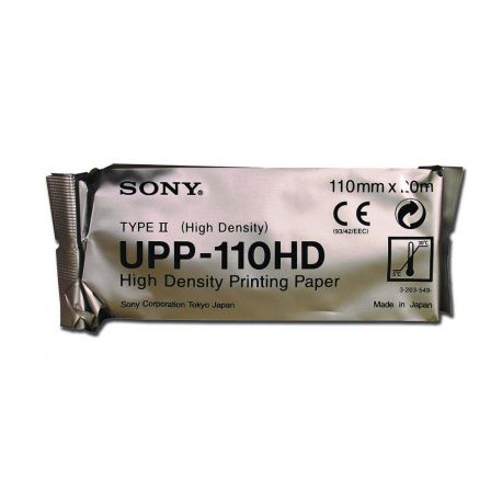 SONY ORIGINAL SONY UPP-110HD ECOGRAPHIC PAPER - WHITE / HIGH DENSITY BLACK (10 ROLLS)
