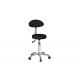 WEELKO ROUND-SHAPED STOOL WITH OVAL BACKREST-FAST+