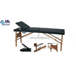 MORETTI CAMILLA VISITA MÉDICA PORTÁTIL - DOS SECTIONS BLACK - CABEZA AJUSTABLE - _