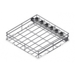 TECNO-GAZ WASHING BASKET EQUIPPED WITH 6 HANDPIECE HOLDERS + 6 SUCTION TIPS FOR AQUAPLUS THERMODISINFECTOR