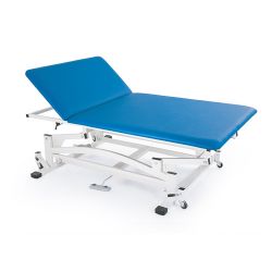FISIOTECH TWO-SECTION ELECTRIC BED WITH HEAD ADJUSTMENT WITH GAS SPRING BOBATHM2-DIFFERENT COLORS