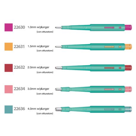GIMA PUNCHES FOR BIOPSIA WITH OBTURERS -DIFERENT MEDIDAS (20 UDS)