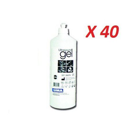 GIMA AZUL OU TRANSPARENTE GEL ULTRASONED FRASCO DE 250 ML - (40 UDS)
