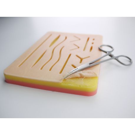 GIMA SUTURE TRAINING PAD WITH WOUNDS WITH MESH