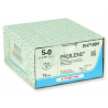 GIMA ETHICON PROLENE BLUE MONOFILAMENT SUTURES - GAUGE 5/0 NEEDLE 13 MM P-3 (36 PCS.)
