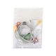GIMA CABLE DE ELECTRODOS PARA ECG - 10 ELECTRODOS DE BOTÓN - REEMPLAZO PARA HOLTER M12