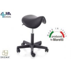 MORETTI TABURETE ROTATIVO COM BASE PLASTICO E SILLING