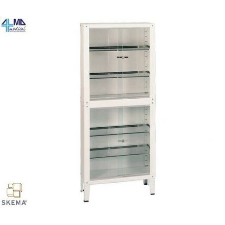 MORETTI ARMARY VITRINA DE 4 PUERTAS DE TRÊS CREDENTURY VIDRY - 4 STANTS