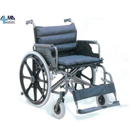 GIMA SILLA DE RUEDS PLEGABLE EXTRA GRANDE