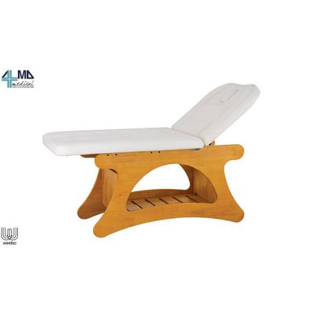 WEELKO MADERA CAMILLA PARA MASAJES - RESPALDO AJOTABLE (NUCH)