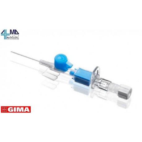 GIMA SIDEPORT SAFETY CATHETER - STERILE - 18G-20G-22G (50 PCS)