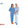 GIMA CAMISOLA ALGODÃO - V-NECK UNISEX - AZUL - VÁRIOS TANTOS (2X1 UDS)