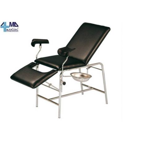 MORETTI GINECOLÓGICA CAMILLA A DOS SECÇÕES - 150KG (BLANCO E NEGRO)