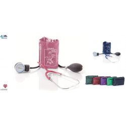 MORETTI TENSIÓMETRO ANEROIDE COORDINADO CON ESTETOSCOPIO - VARIOS COLORES