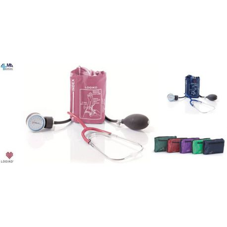 MORETTI TENSIÓMETRO ANEROIDE COORDINADO CON FONENDOSCOPIO - VARIOS COLORES