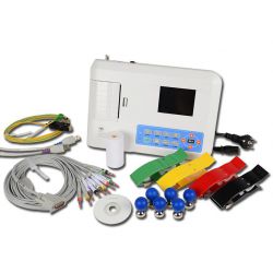 CONTEC ECG CONTEC 300G - ELECTROCARDIOGRAPHIE 12 DÉRIVATIONS, 3 CANAUX AVEC ÉCRAN ET INTERPRÉTATION