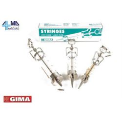 GIMA JERINGA JANET RECORD VIDRIO/METAL - 100CC O 200CC