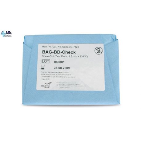 BAG INDICADOR BIOLÓGICO BOWIE & DICK (30 UDS)