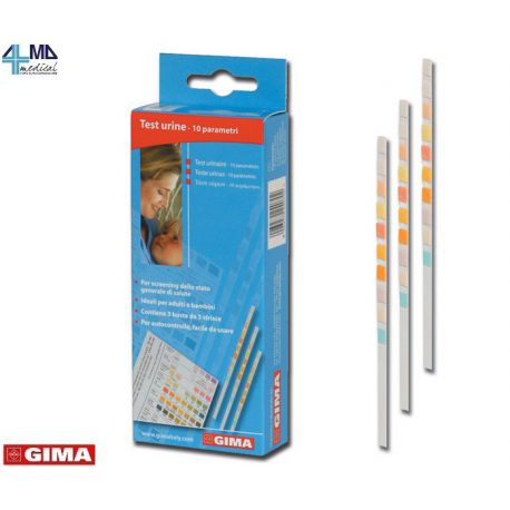 GIMA TIRAS DE ORINA 11 PARÁMETROS - 15 TIRAS