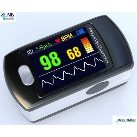 INTERMED FINGER SATURIMETER WITH ADJUSTABLE DISPLAY SAT 300 - WITH USB CONNECTION TO PC