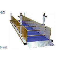 SÉRIE FISIOTECH D'OBSTACLES POUR PARALLÈLE - AJOTABLE