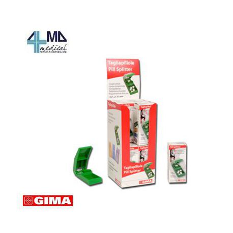 GIMA CORTA PASTILLAS WHIT CAJA - CAJA DE 12 UDS ( 4 X 3 COLORES)